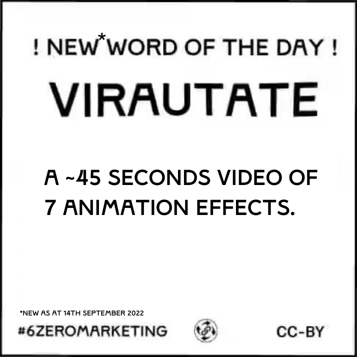 Virautate #6zeromarketing keflicon Square 714 Video Intro Image