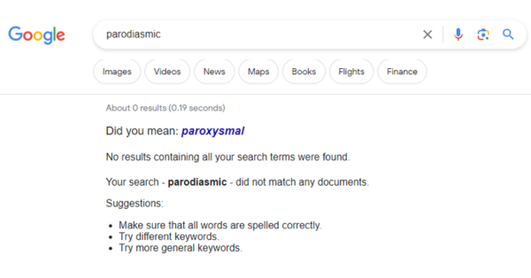 parodiasmic google search result 33rd august 2023 image