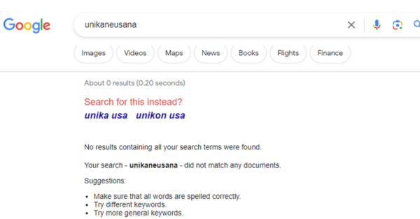 unikaneusana Google Search Result 3rd October 2023 image