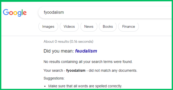 Fyoodalism Google Search Nil Result 3rd February 2024 Image