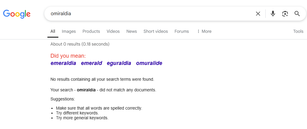 Omiraldia Search Result 30th April 2025 Image
