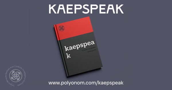 doublespeak Kaepspeak Polyonom Cover Image