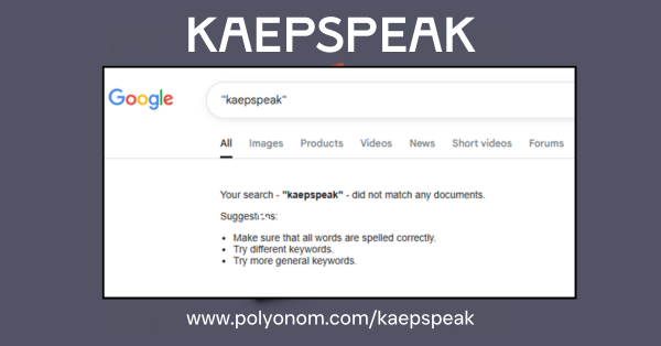 Kaepspeak Polyonom Search Result 19th July 2025 Image
